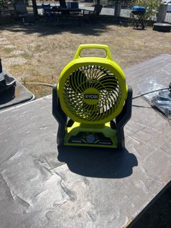 Ryobi 18v Hybrid Fan 7 1/2in TOOL ONLY