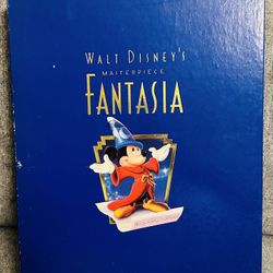 Walt Disney Masterpiece Fantasia Deluxe Collector Edition Box Set w/ Lithograpgh
