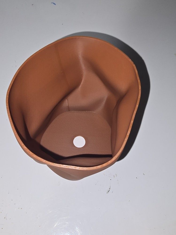 Wrinkled Plant Pot