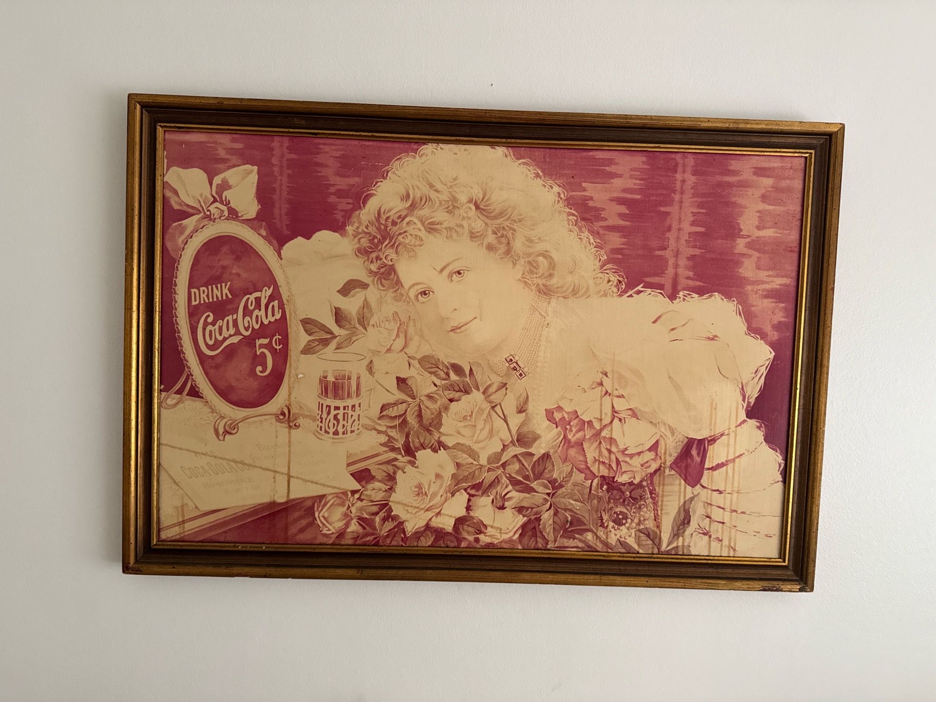 Vintage Framed Coca-cola
