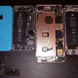 Apple iPhone 4 4S 5 5S 5C 6 6S 6 Plus 6S+ 7 Parts Camera Charging Port Motherboard Frame Speaker Back Cover