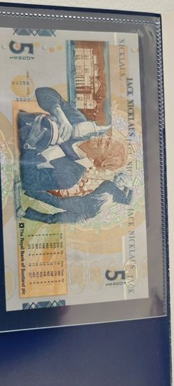 Jack Nicholas 5 Pound RBS  Note
