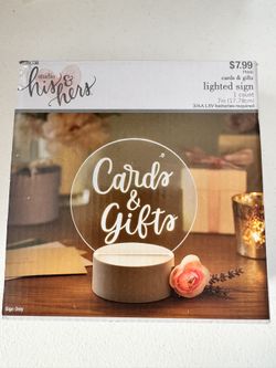 Lighted Up Signs For Wedding