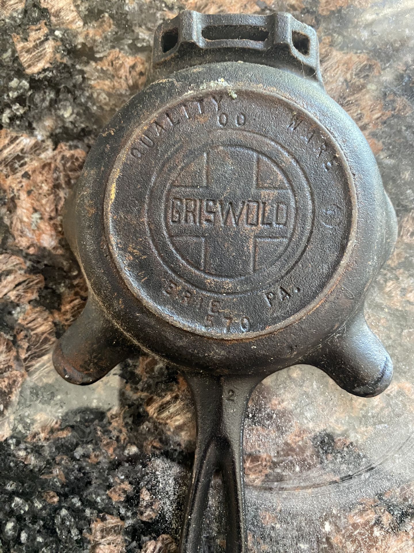 Griswold Erie PA 570A Cast Iron Skillet Ashtray
