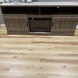 Tv Stand With Electric Heater/fire Place