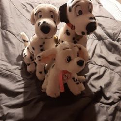 Hundred and one dalmatian stuff animals