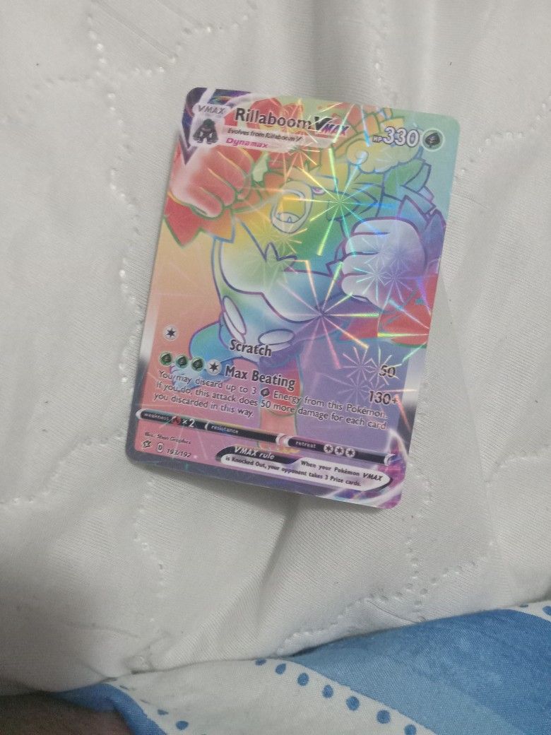 Rillaboom V Max Card