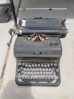 Vintage royal typewriter