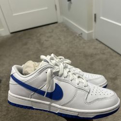 Size 8 Nike Dunk Low Retro Men’s White And Blue