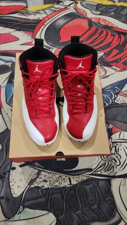 Nike Air Jordan 12 XII Gym Red Retro Size 10.5 Mens White Red 2016 130690-600
