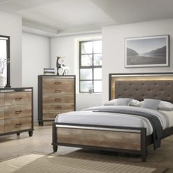 Brand New 4 Pc Queen Bedroom Set 