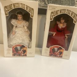 Limited edition Gone With The Wind Scarlett O’Hara Dolls 