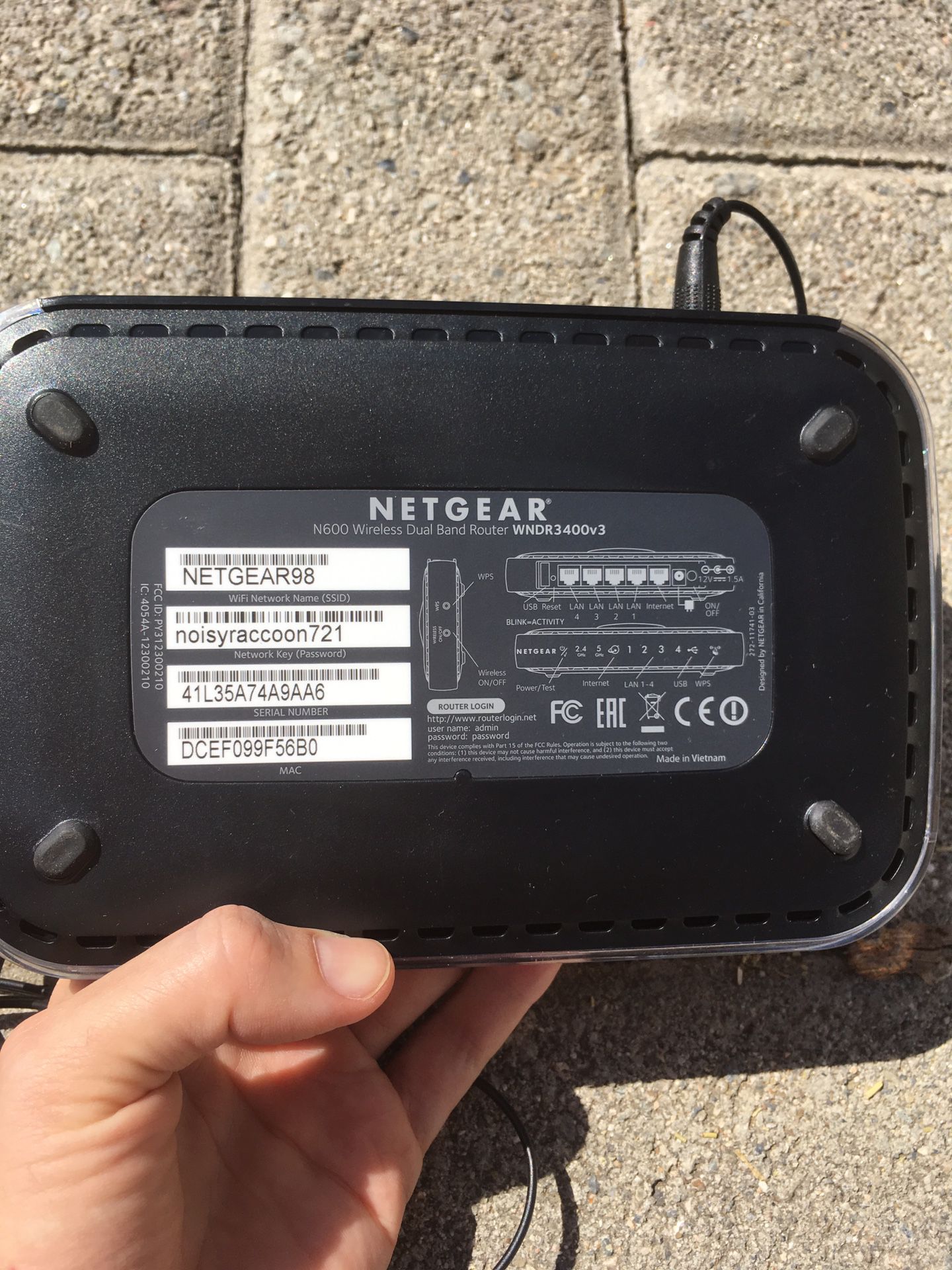 Zoom Modem and NetGear N600 Router
