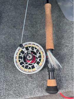 Nautilus GTS 7/8 Fly reel with rod and line