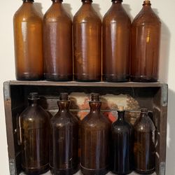 Vintage Clorox Bottles