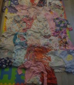 Huge Lot of Girls 3T Pajamas