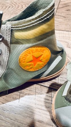 Converse Chuck Taylor All Star High 167274C – Green/Orange – Men’s 8.5 - 167274C
