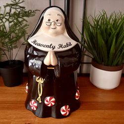 Heavenly Habit Nun Cookie Jar 
