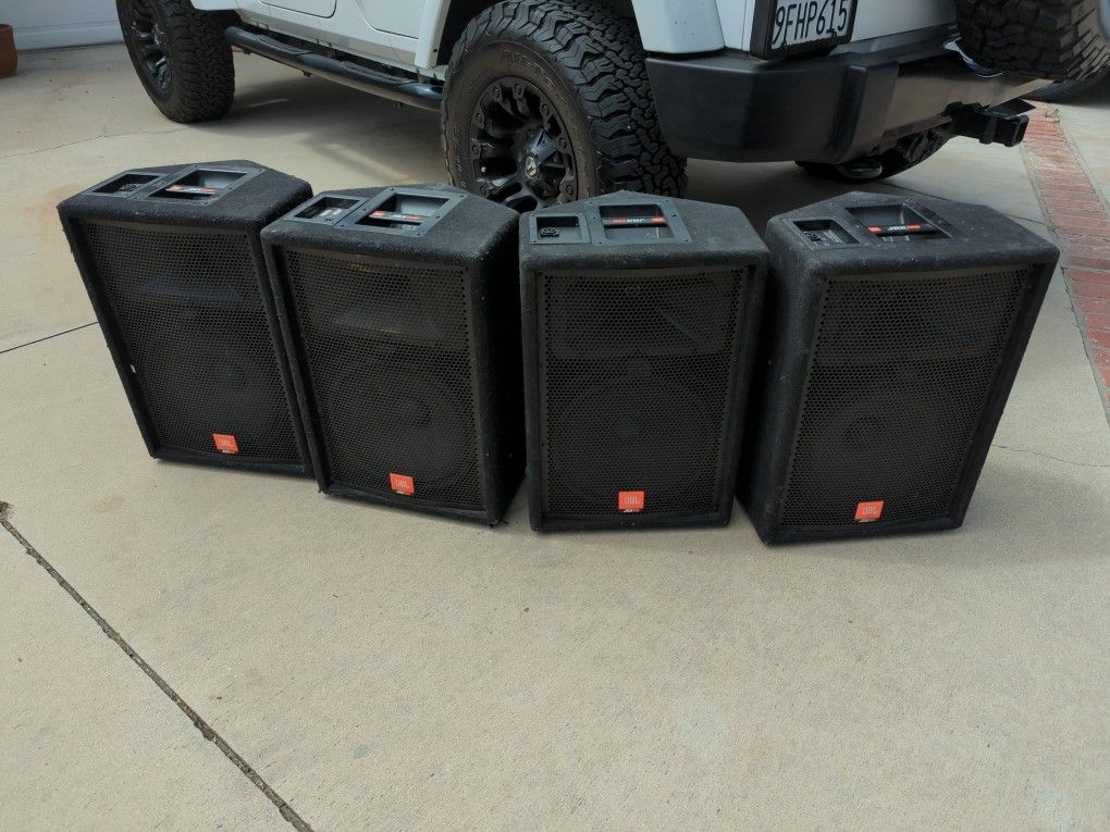 JBL JRX 100 Floor Monitors (Set Of 4)