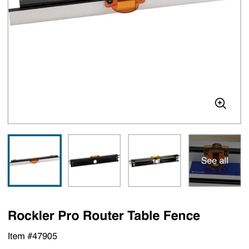 Rockler Pro Router Table Fence