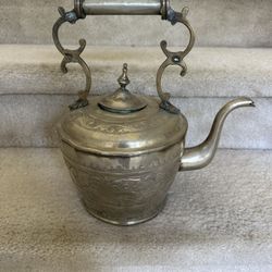 Antique Middle Eastern Brass Pitcher In Great Condition 