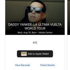 Daddy Yankee Tickets