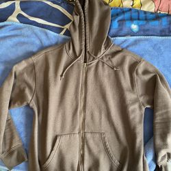 Grey Zip up sz small