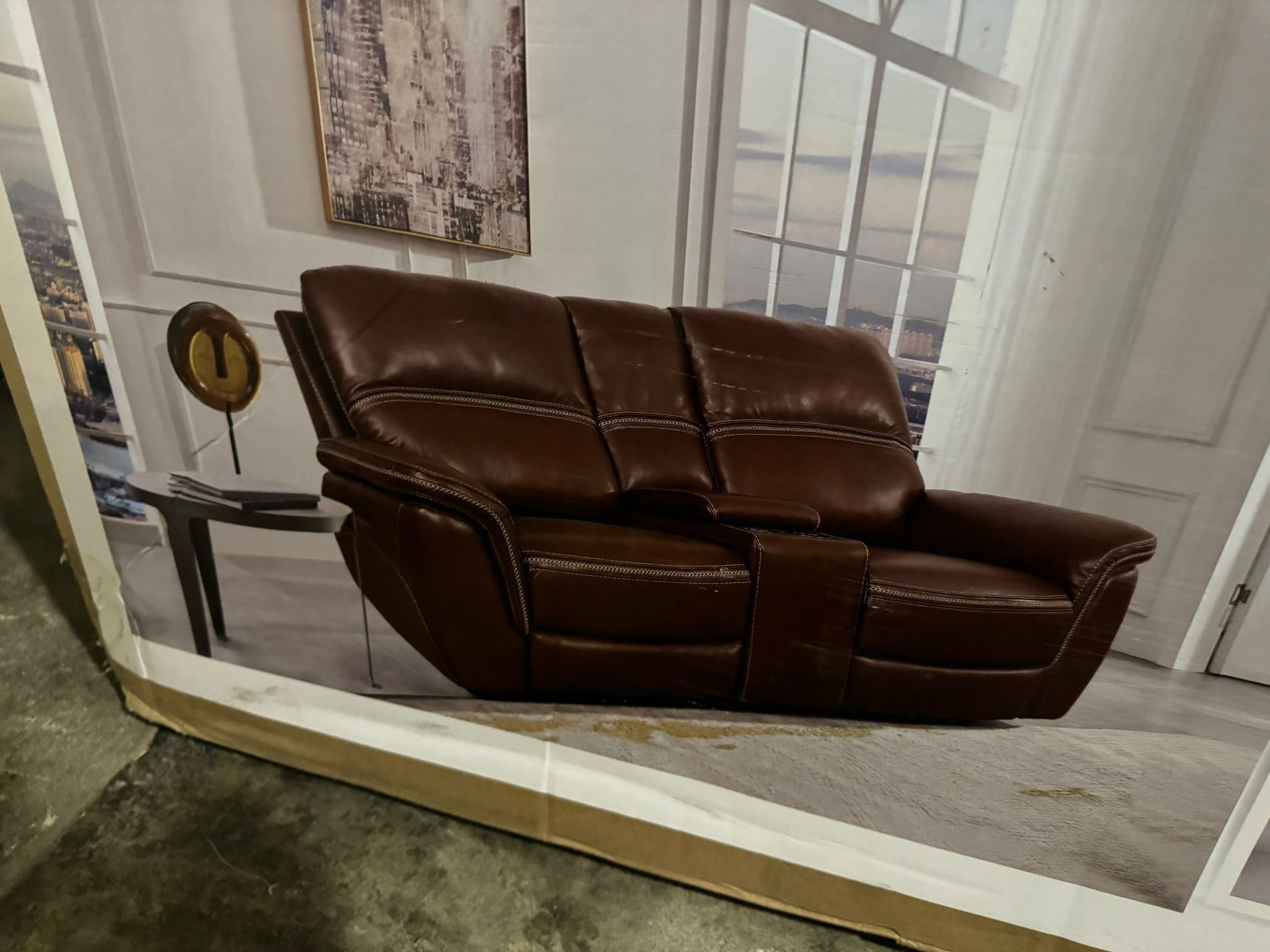 Sofa Of Leather Sofa De Cuero
