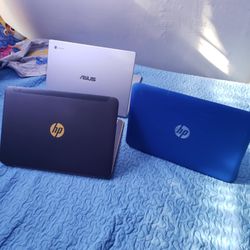 $500 take All 3 Laptops. The Gaming Asus Chromebook 1000GB 8GB $275!  $200 per Touchscreen HP laptop. All 3 for $500!  Trade & cash are welcome