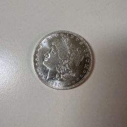 1890-CC Morgan Silver Dollar. Carson City Mint. Good Details