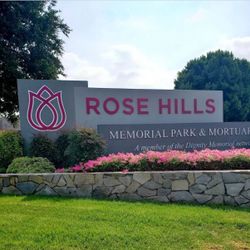 6 Side By Side Burial Plots At Rose Hill Memorial Park, Whittier CA