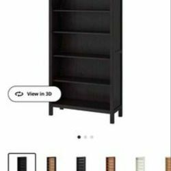Ikea Brown Bookcase Storage Shelf Organizer