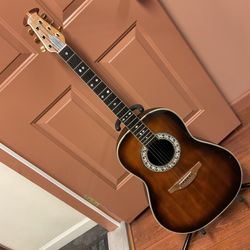 Ovation Acoustic Guitar with Hard Ovation Case