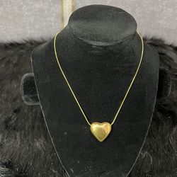 Non Tarnish Stainless Steel Necklace Heart