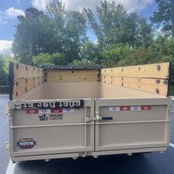 2025 14x7x4 Dump Trailer 