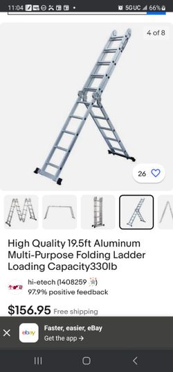 Folding Ladder Used But Works Perfect like the one pictured