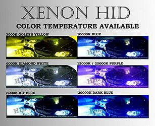 Hid conversion lights kit- Led headlight bulbs - h11 h13 9006 h4 h1 9007 any car SUV truck Toyota matrix Camry 2 Chevy gmc Yukon Tahoe