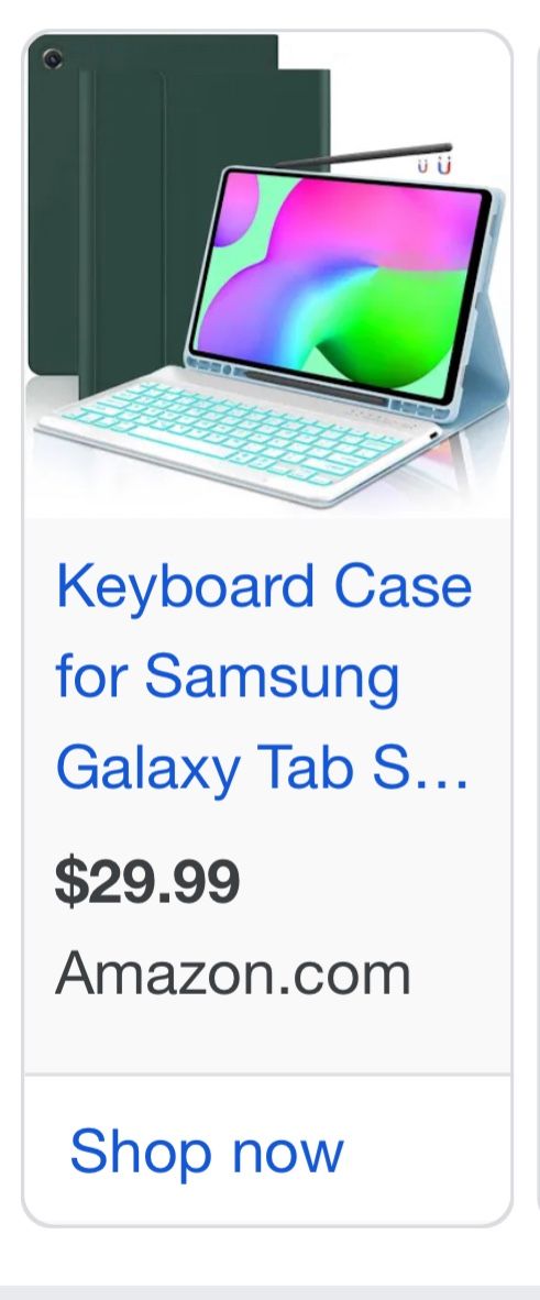 Samsung Tab S6 Lite Keyboard/case