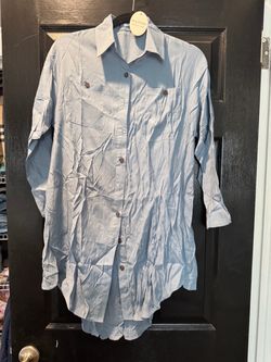 Pink & Blue button down dresses size M