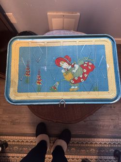 Large vintage metal box