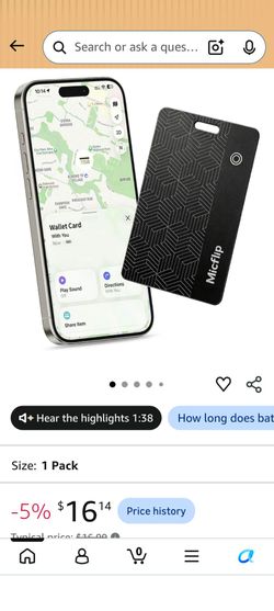 Micflip Wallet Card Tracker