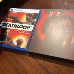 Death loop Ps5 Game With Steel Book