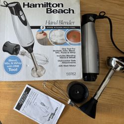 NEW-Hamilton Beach Hand Blender stick