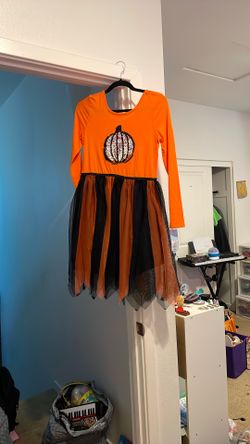 Halloween Dress - Silver Sequin Pumpkin (Brand New w/tag)