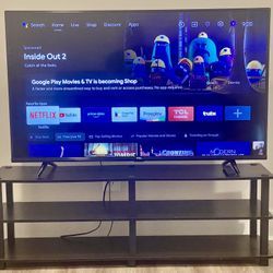 43”Inch TCL Tv With Remote And Tv Stand 