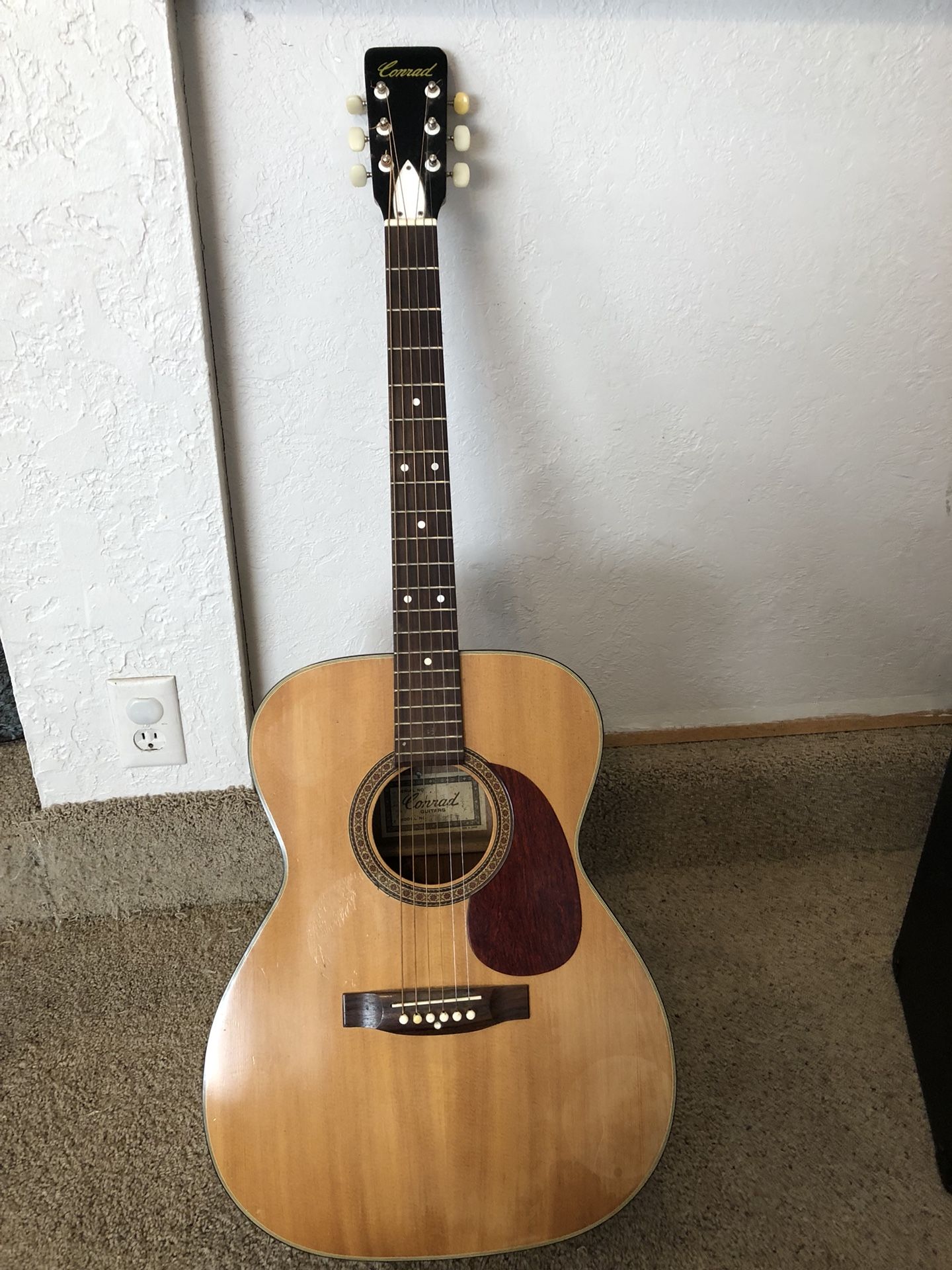 Vintage 1970’s Conrad Acoustic Guitar Model 40217
