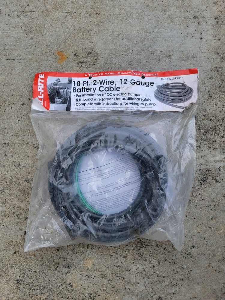 Fill-Rite 1200R9067 Power Cable,18 Ft.