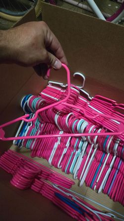 Kids clothes hangers - approximately 80 hangers