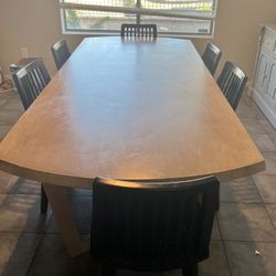 Solid Wood Table 90in