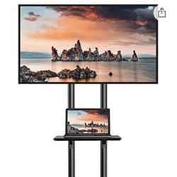 Mobile TV Stand for 32-75” LCD TVs